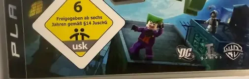 LEGO Batman: The Videogame, the USK square on its front