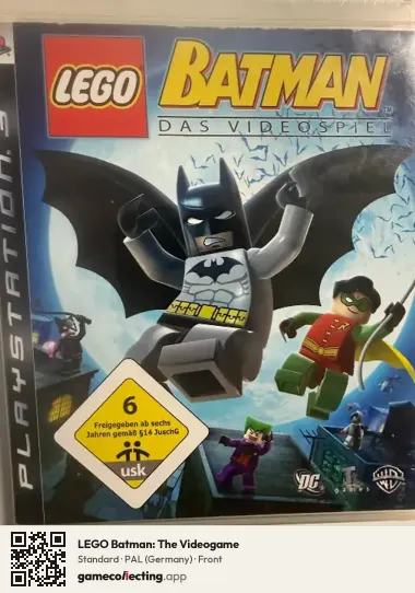 LEGO Batman: The Videogame PlayStation 3, Germany box front