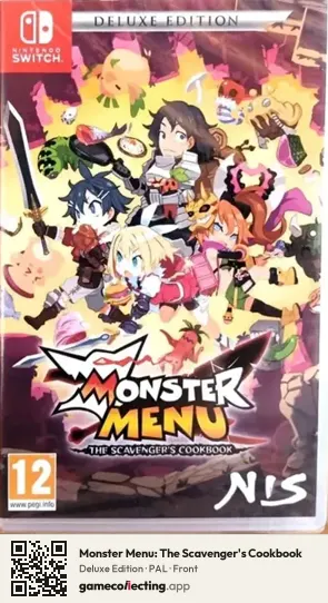 Monster Menu: The Scavenger's Cookbook Nintendo Switch, PAL box front