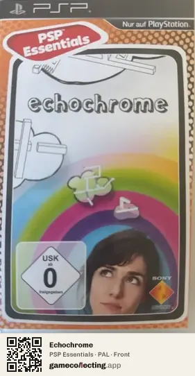 Echochrome PlayStation Portable, PAL box front
