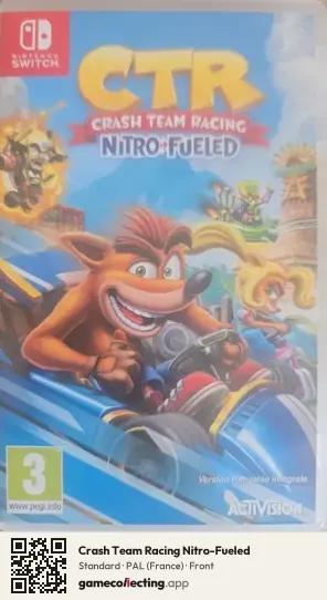 Crash Team Racing Nitro-Fueled Nintendo Switch, France box front