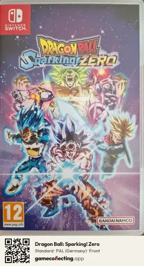 Dragon Ball: Sparking! Zero Nintendo Switch, Germany box front