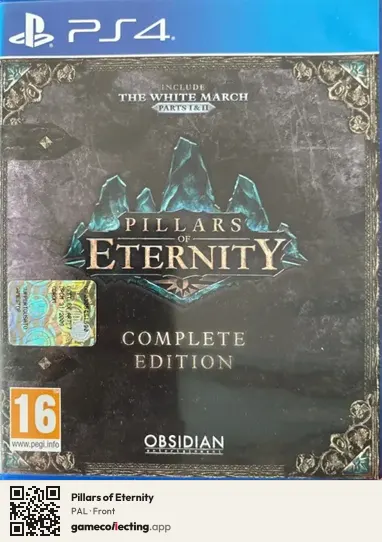 Pillars of Eternity PlayStation 4, PAL box front