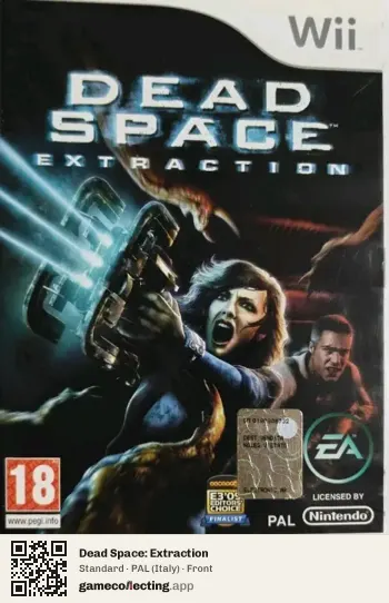 Dead Space: Extraction Nintendo Wii, Italy box front