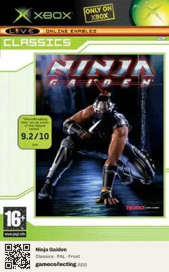Ninja Gaiden Xbox, PAL box front