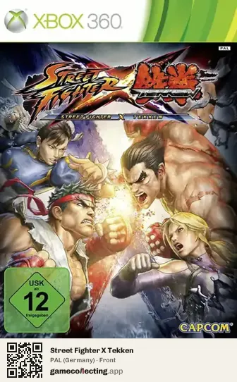 Street Fighter X Tekken Xbox 360, Germany box front