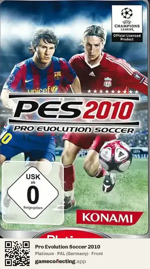 Pro Evolution Soccer 2010 PlayStation Portable, Germany box front