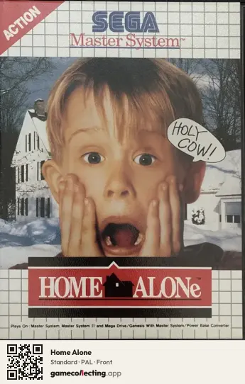 Home Alone Sega Master System, PAL box front