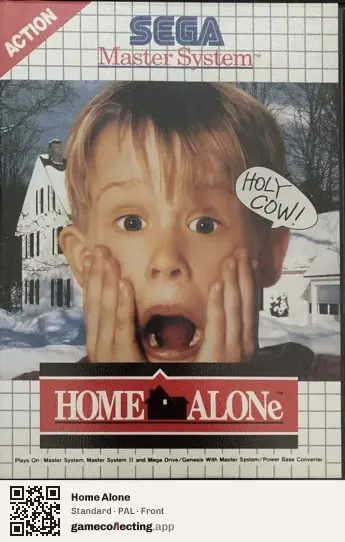 Home Alone Sega Master System, PAL box front