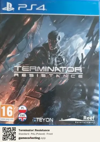 Terminator: Resistance PlayStation 4, Poland box front