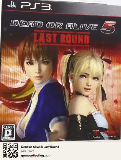 Dead or Alive 5: Last Round PlayStation 3, Asia box front