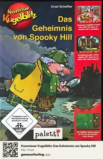 Kommissar Kugelblitz: Das Geheimnis von Spooky Hill Computer, PAL box front