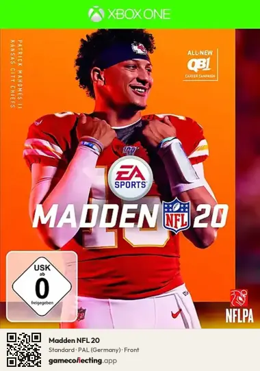 Madden NFL 20 Xbox One, Germany box front