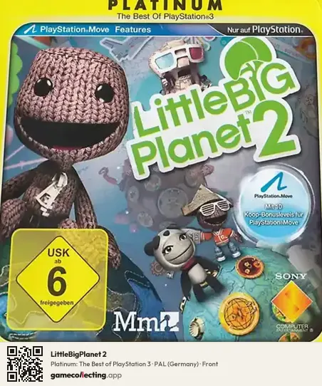 LittleBigPlanet 2 PlayStation 3, Germany box front