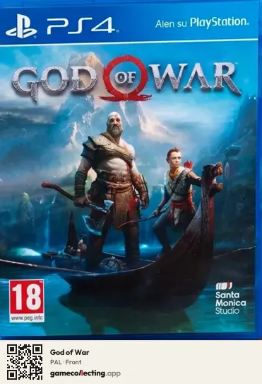 God of War PlayStation 4, PAL box front