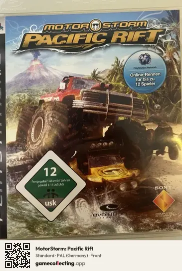 MotorStorm: Pacific Rift PlayStation 3, Germany box front