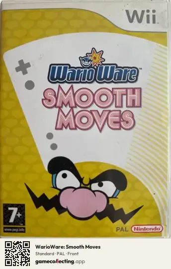 WarioWare: Smooth Moves Nintendo Wii, PAL box front