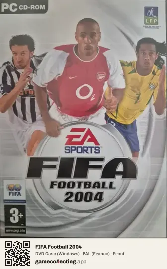 FIFA Football 2004 Computer, France box front
