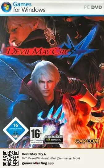 Devil May Cry 4 Computer, Germany box front