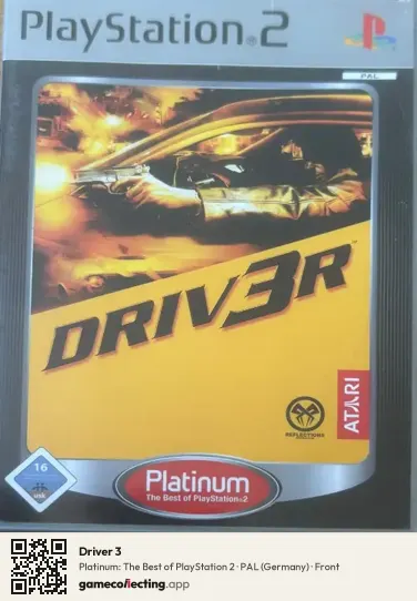 Driver 3 PlayStation 2, Germany box front