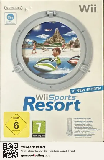 Wii Sports Resort Nintendo Wii, Germany box front