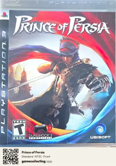 Prince of Persia PlayStation 3, NTSC box front