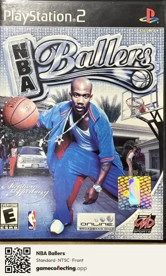 NBA Ballers PlayStation 2, NTSC box front