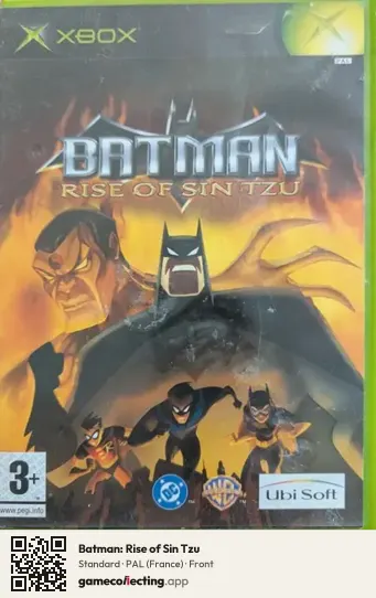 Batman: Rise of Sin Tzu Xbox, France box front