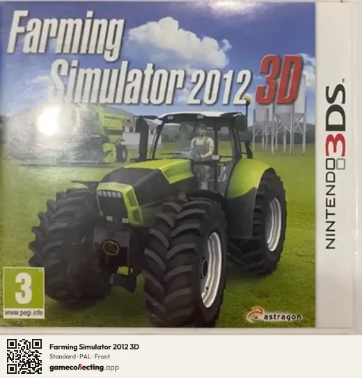 Farming Simulator 2012 3D Nintendo 3DS, PAL box front