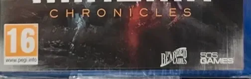 Miasma Chronicles, the PEGI square on its front