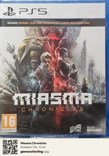 Miasma Chronicles PlayStation 5, PAL box front