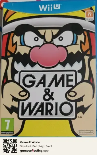 Game & Wario Nintendo Wii U, Italy box front