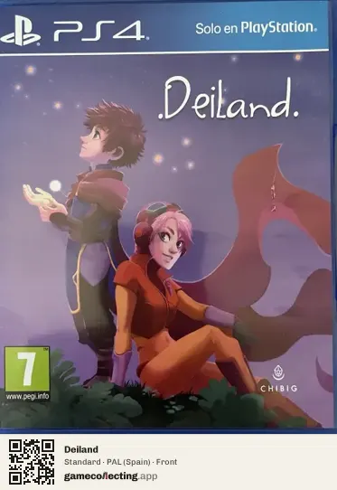 Deiland PlayStation 4, Spain box front