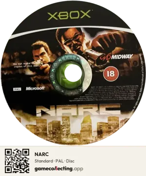 NARC Xbox, PAL disc