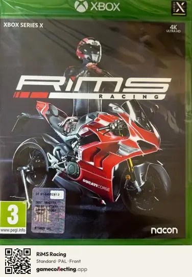 RiMS Racing Xbox Series X, PAL box front