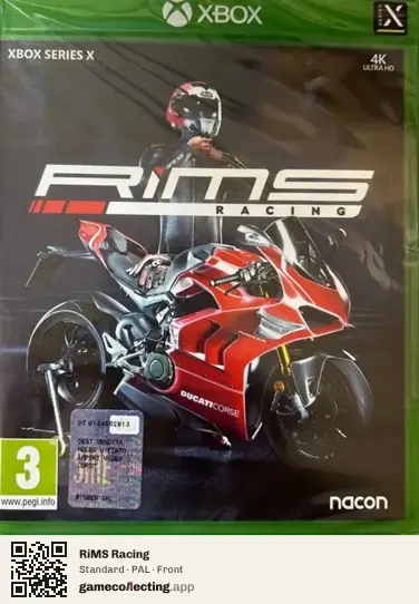 RiMS Racing Xbox Series X, PAL box front