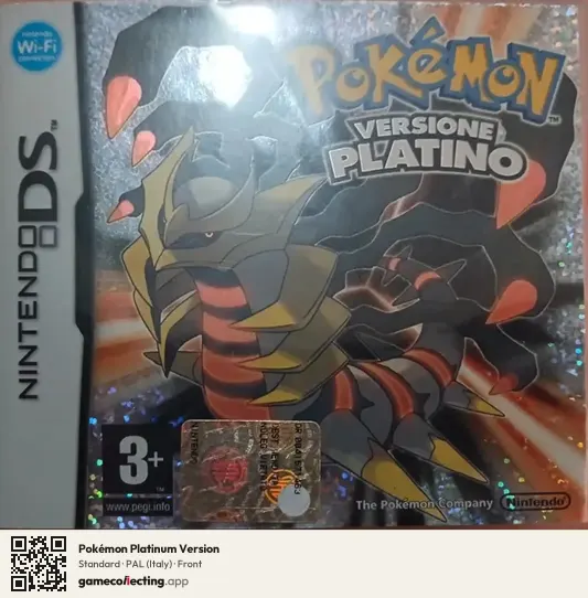 Pokémon Platinum Version Nintendo DS, Italy box front
