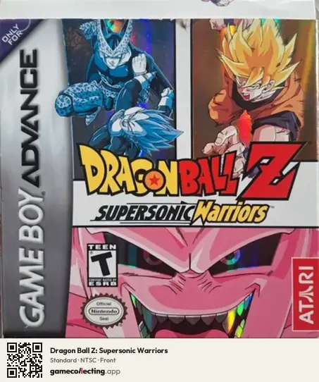 Dragon Ball Z: Supersonic Warriors Game Boy Advance, NTSC box front
