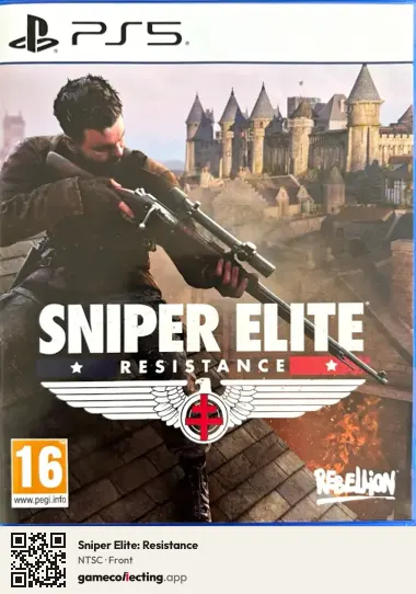 Sniper Elite: Resistance PlayStation 5, NTSC box front