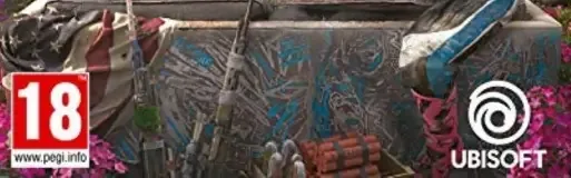 Far Cry New Dawn, the PEGI square on its front