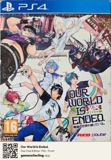 Our World Is Ended. PlayStation 4, PAL box front