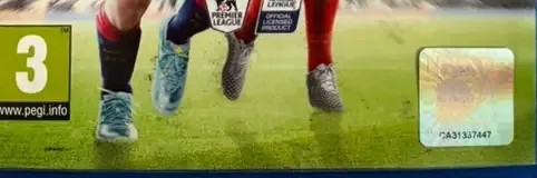 FIFA 16, the PEGI square on its front