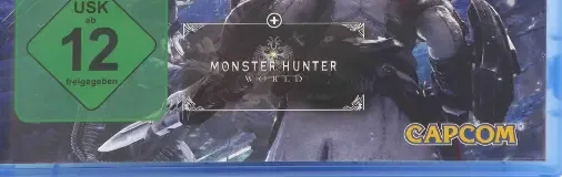 Monster Hunter: World, the USK square on its front