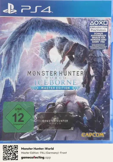 Monster Hunter: World PlayStation 4, Germany box front