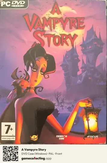 A Vampyre Story Computer, PAL box front