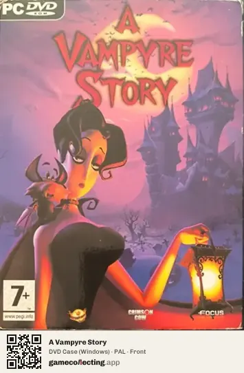 A Vampyre Story Computer, PAL box front