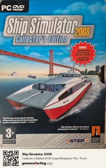 Ship Simulator 2008 Computer, PAL box front