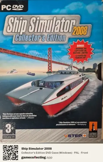 Ship Simulator 2008 Computer, PAL box front