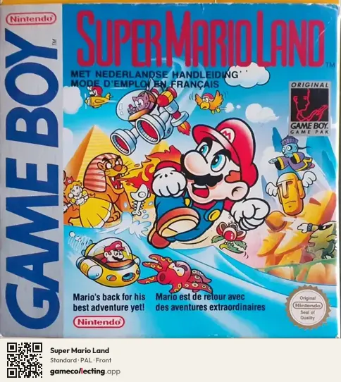 Super Mario Land Game Boy, PAL box front