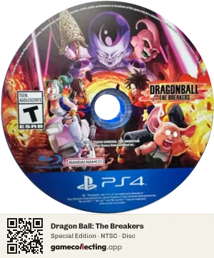 Dragon Ball: The Breakers PlayStation 4, NTSC disc